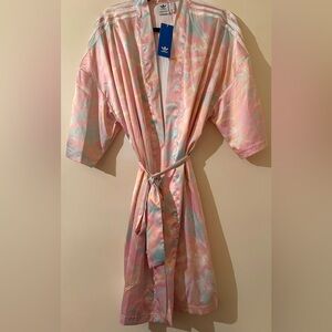 Adidas Limited Edition Pastel Tie-Dye Kimono NWT